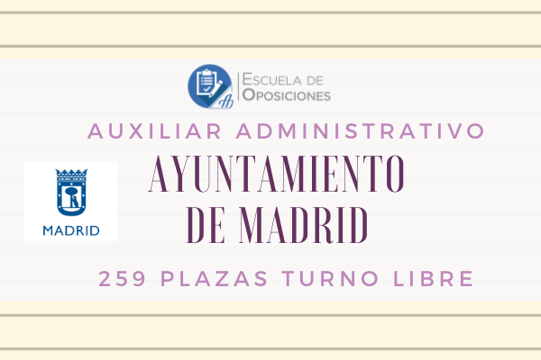 Oposición Auxiliar Administrativo Madrid