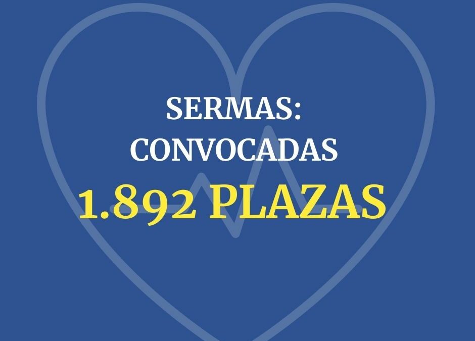 SERMAS: Convocadas 1.892 plazas