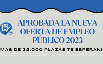 APROBADA LA NUEVA OFERTA DE EMPLEO PÚBLICO 2023