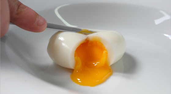 3 tipos de huevos cocidos en su punto