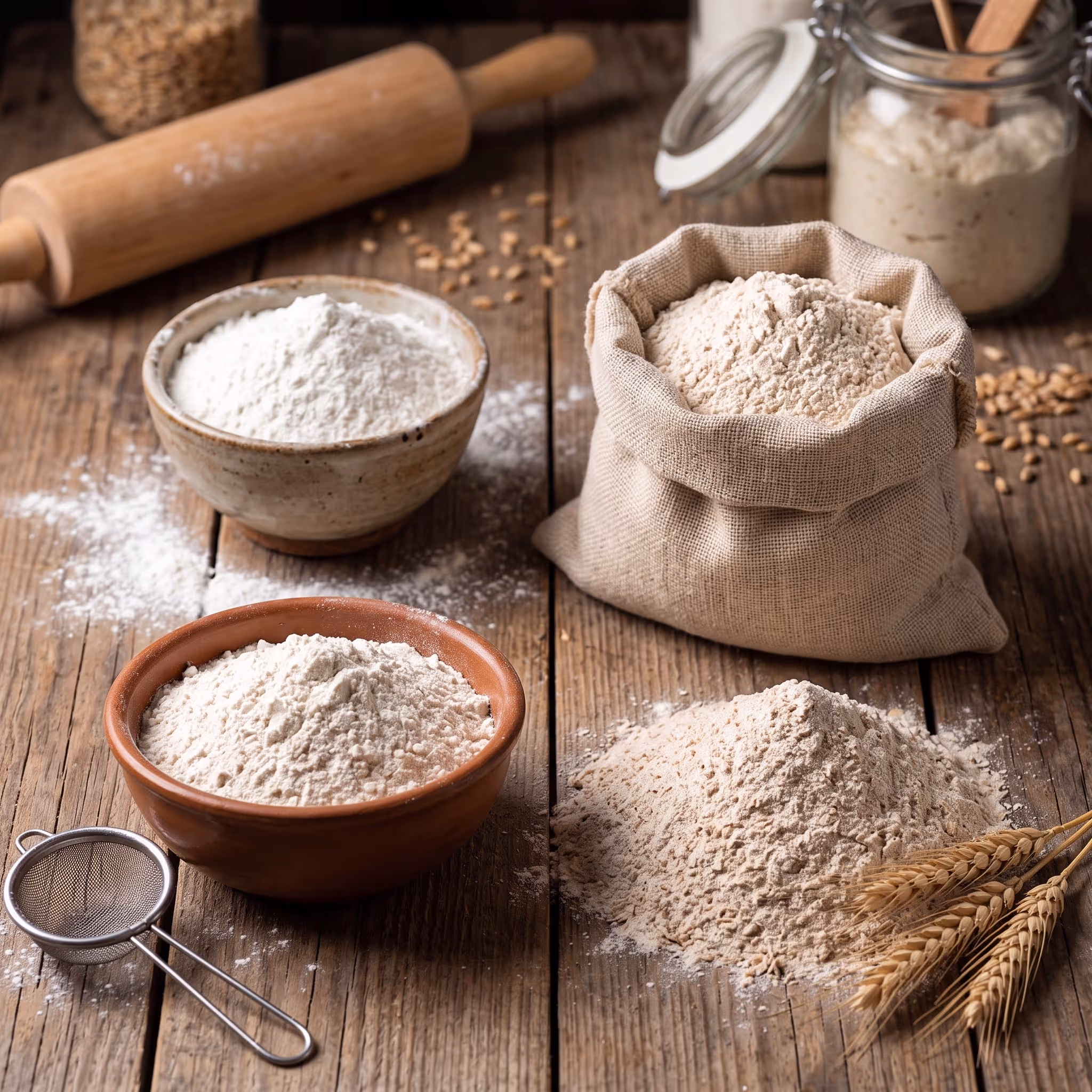 Tipos de harina para panadería y pastelería